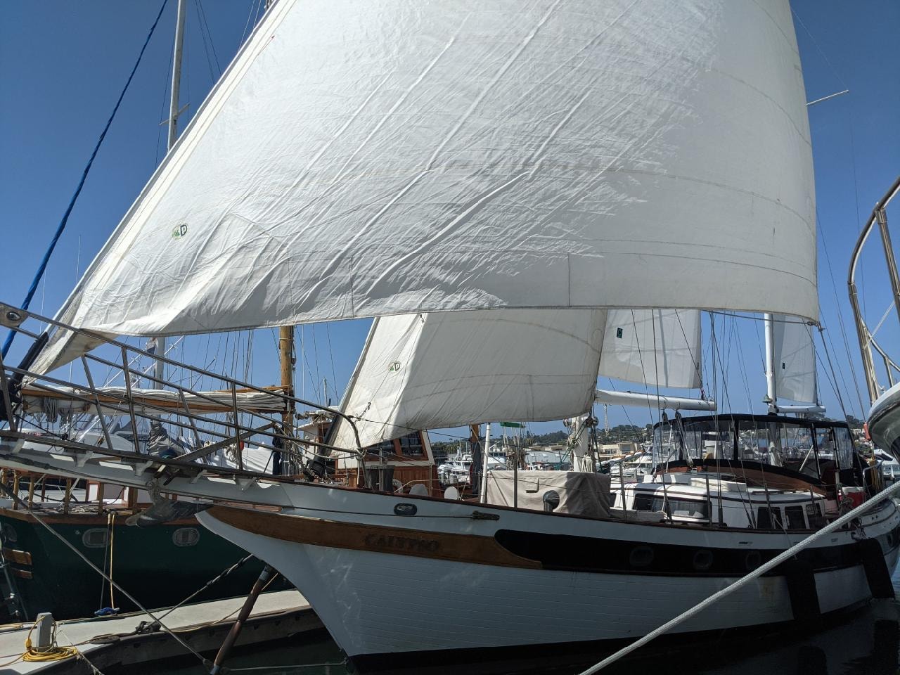 Checking the New Sails