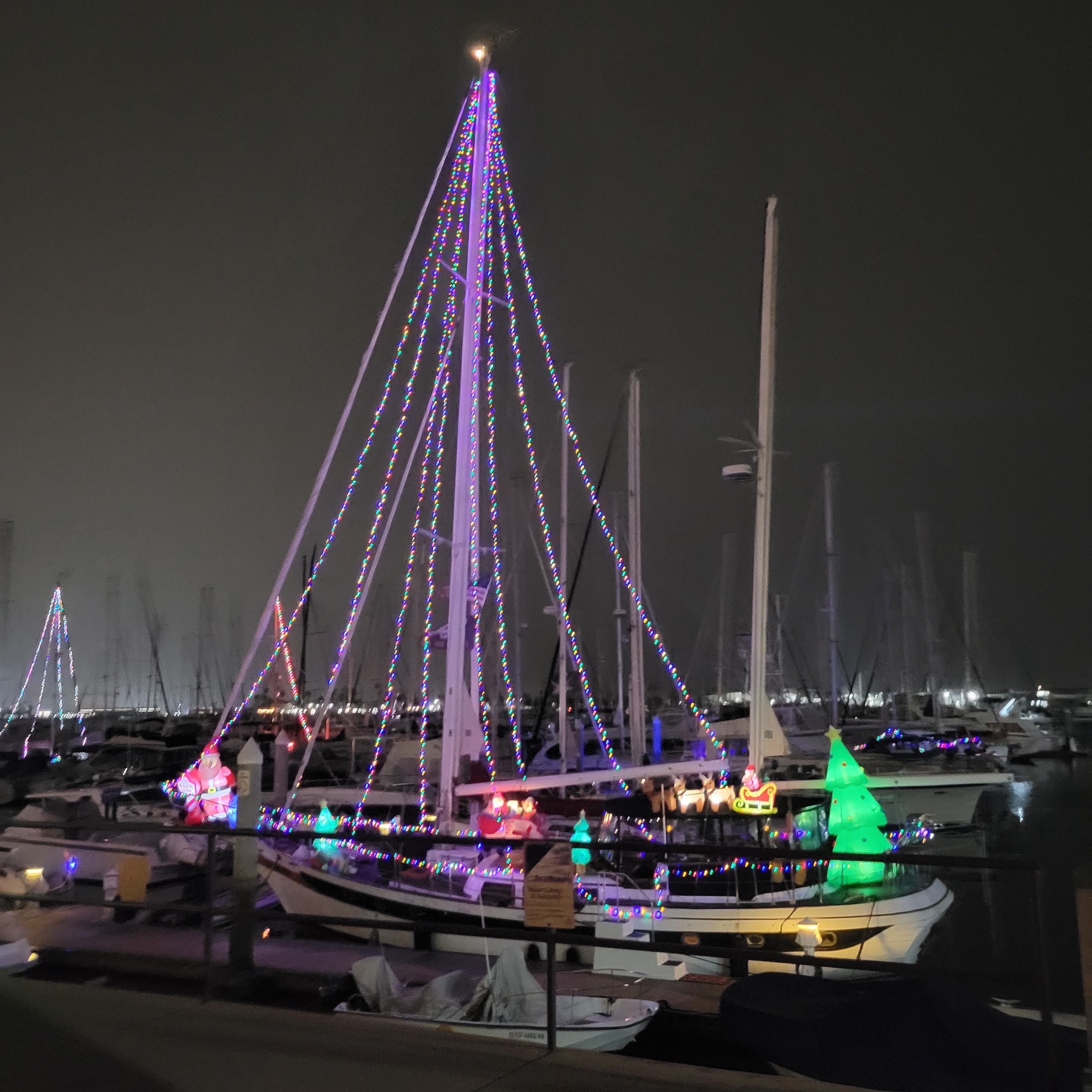 Christmas Lights on Calypso