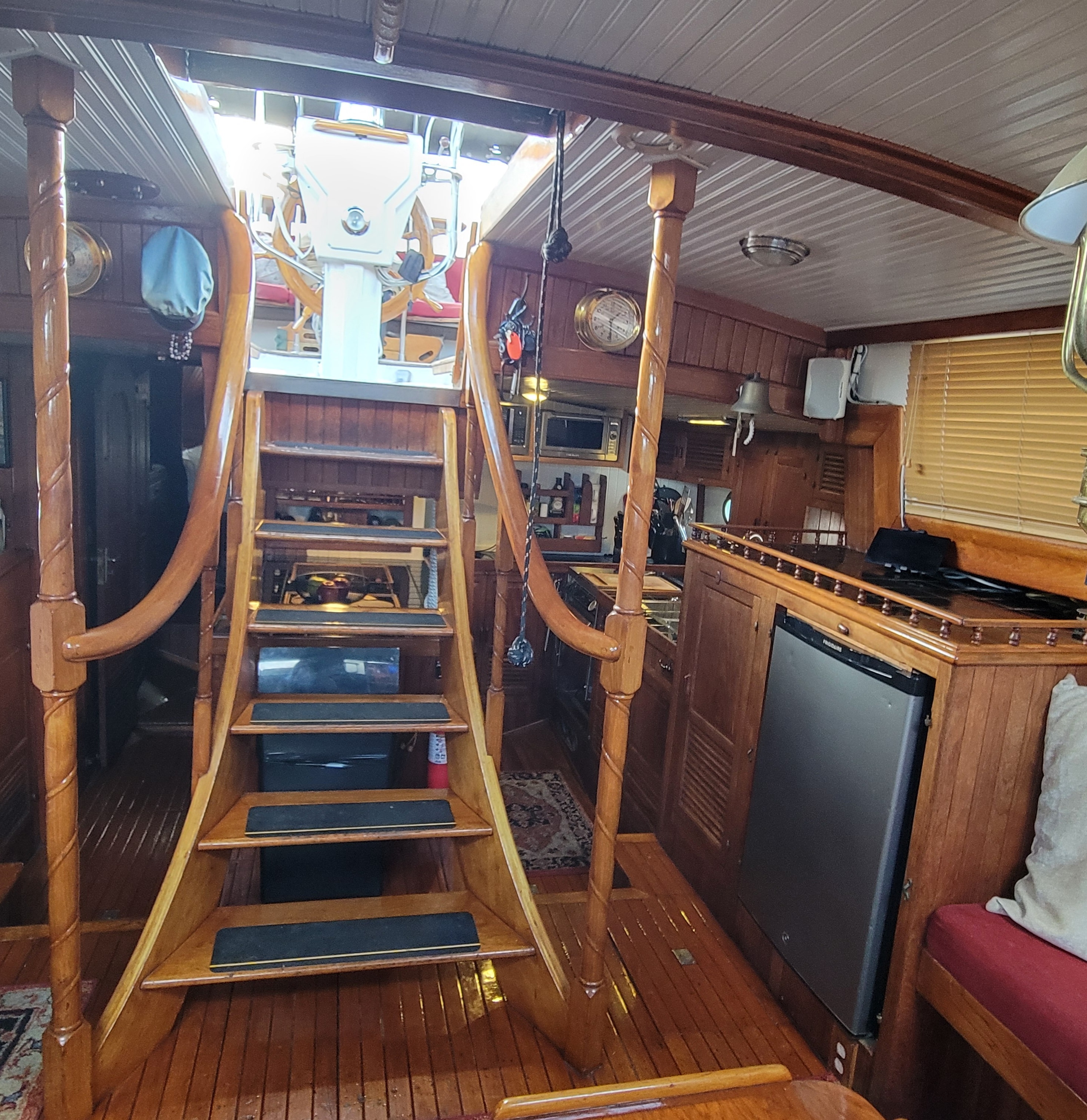 Companionway to Saloon