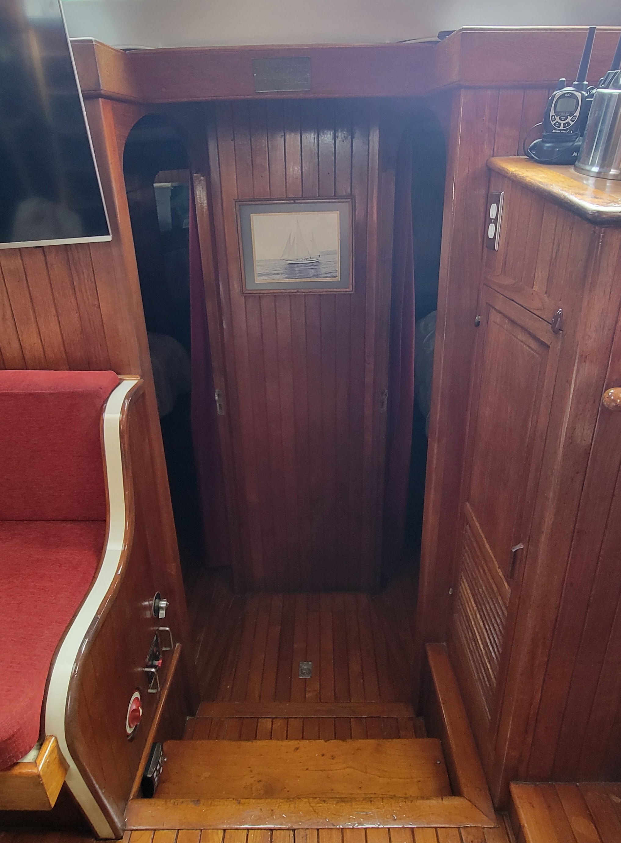 Steps to Forward Cabins